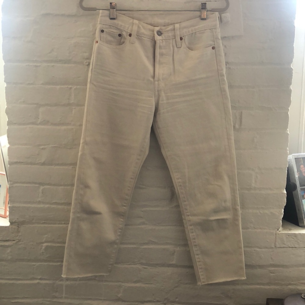 Levi’s Wedgie Ivory Jeans - 26